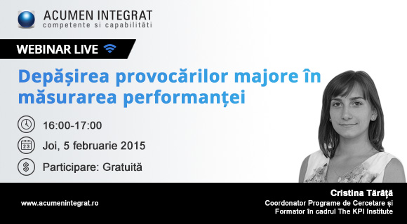 Webinar Indicatori Cheie de Performanta